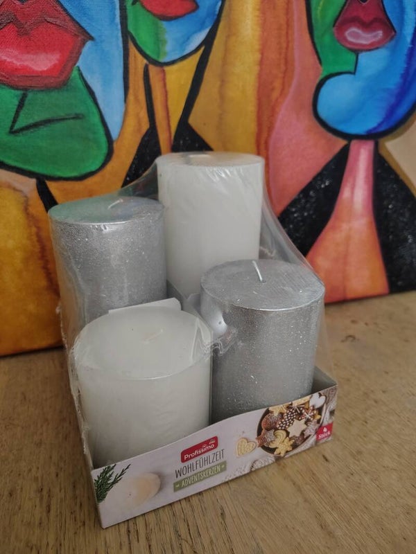 Wohlfühlzeit Adventskerzen" set