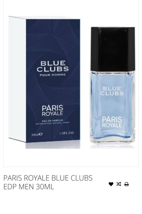 Bleu clubs pour Homme Eau de parfum