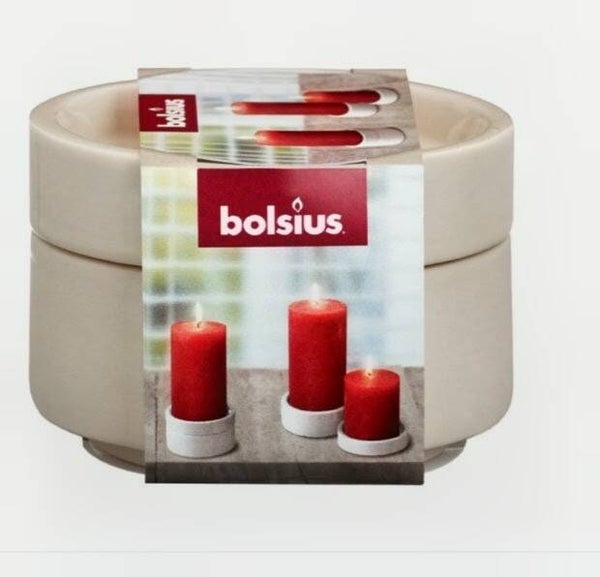 Bolsius stapelbare stompkaars houders