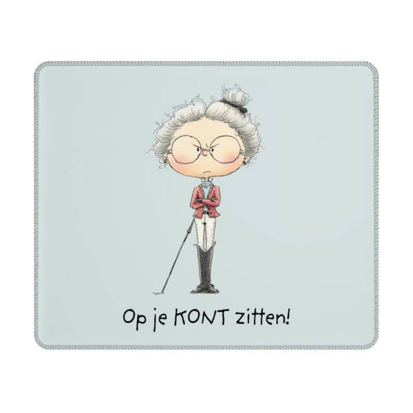 Muismat Equinerdia - Op je kont zitten!