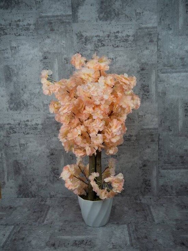 Bloesemboom - kunstplant - hoogte 75 cm - verschillende kleuren - inclusief pot