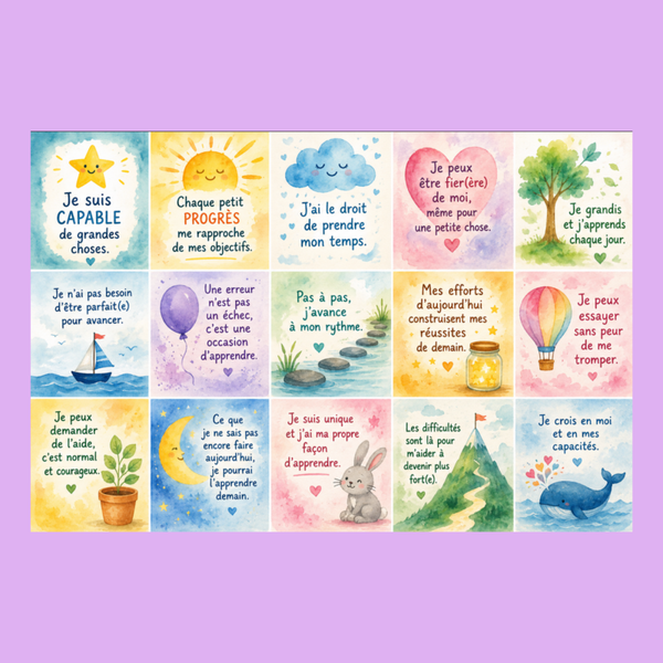 Cartes Confiance & Motivation