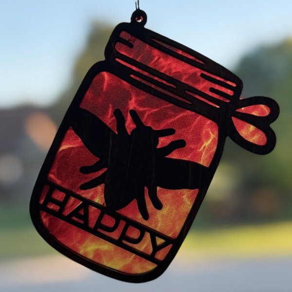 Bee jar sun catcher