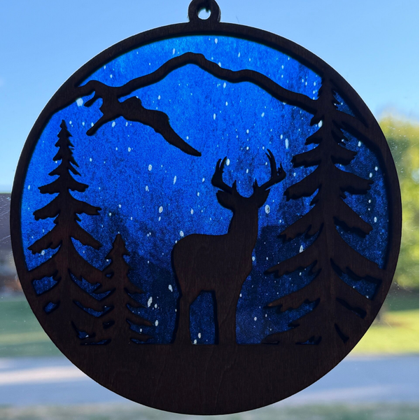 Deer sun catcher
