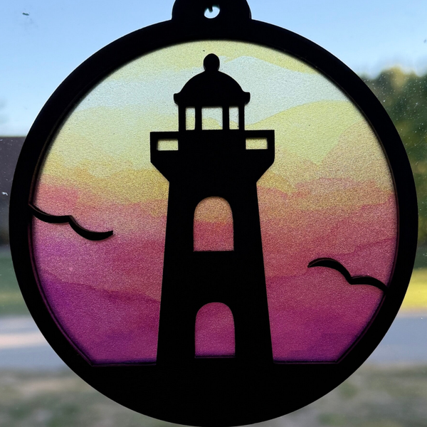 Lighthouse sun catcher