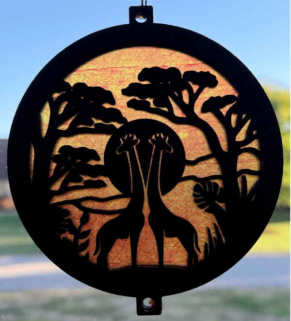 Giraffe sun catcher