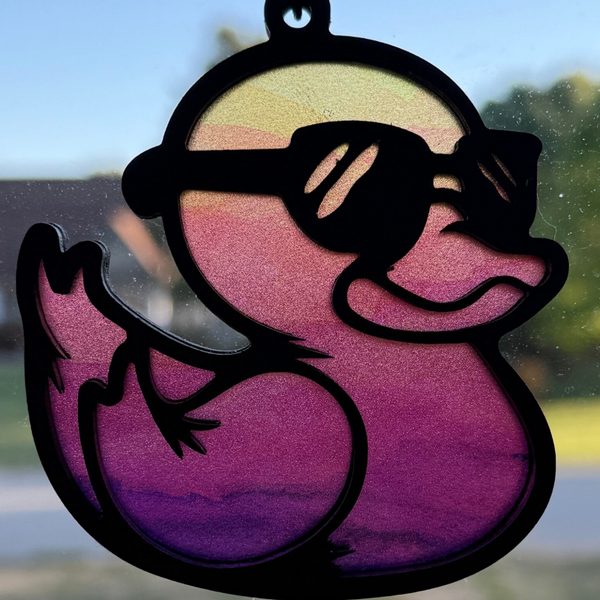 Small Duck  sun catcher