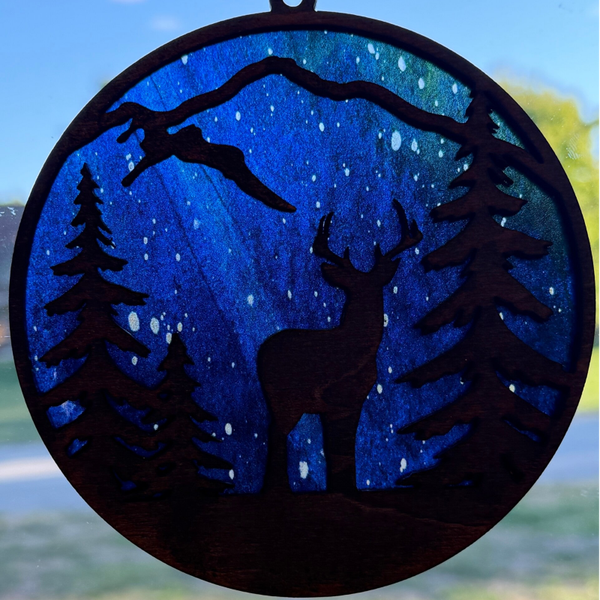Deer sun catcher