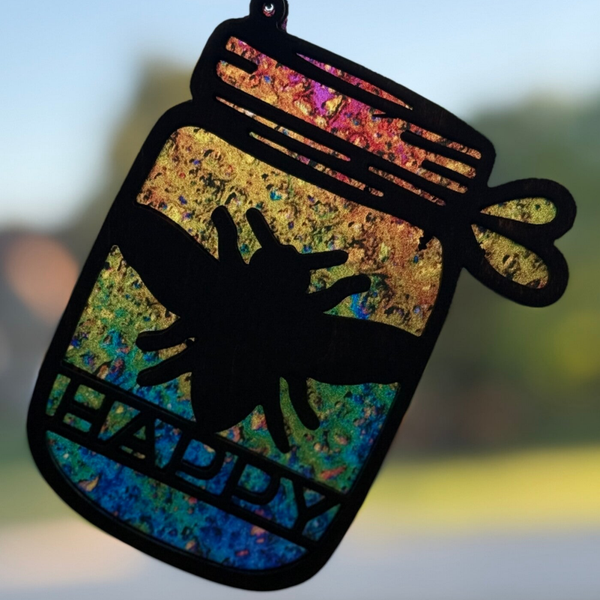 Bee jar  sun catcher