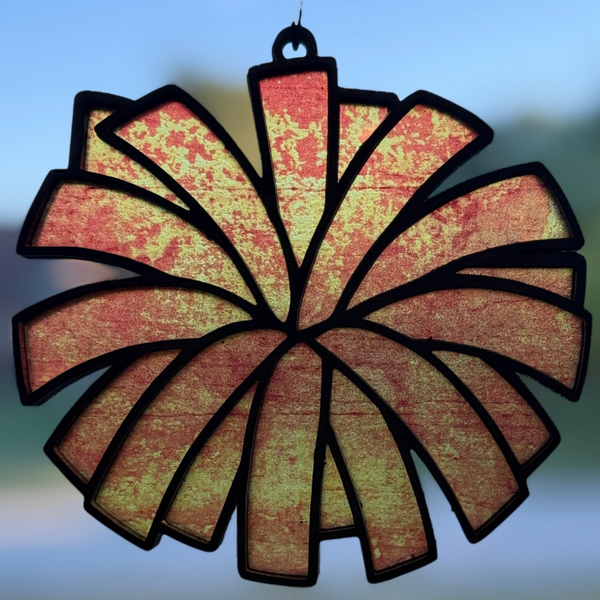 Pom pom sun catcher