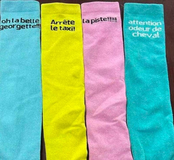 Chaussettes à paillettes