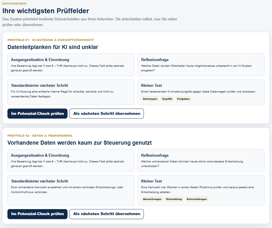BND Praxis-Tool Digitalisierung und KI – wichtigste Prüffelder