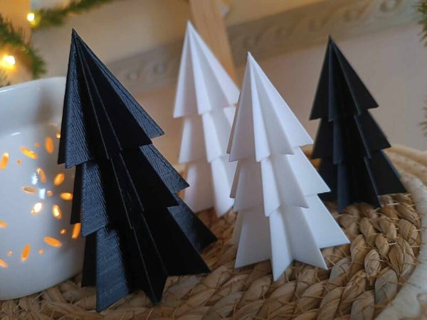 8-Eck Tannenbaum 2er Set I Dekoration I Winterdeko I Übergangsdeko