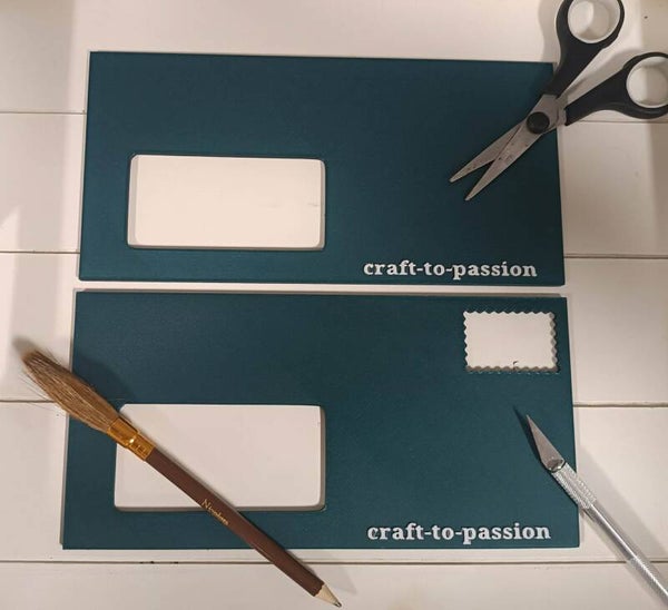 Briefumschlag Schablone I Junk Journal I Basteln I Scrapbook I DIY I Zubehör