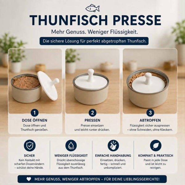 Thunfisch Presse I Gadget I Haushalthelfer I Konservenpresse