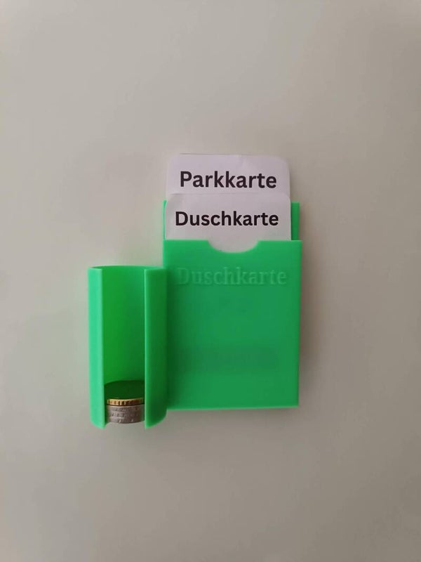 Duschkarte & Kleingeld Organizer I Camping I Wohnwagen I Wohnmobil I Vanlife