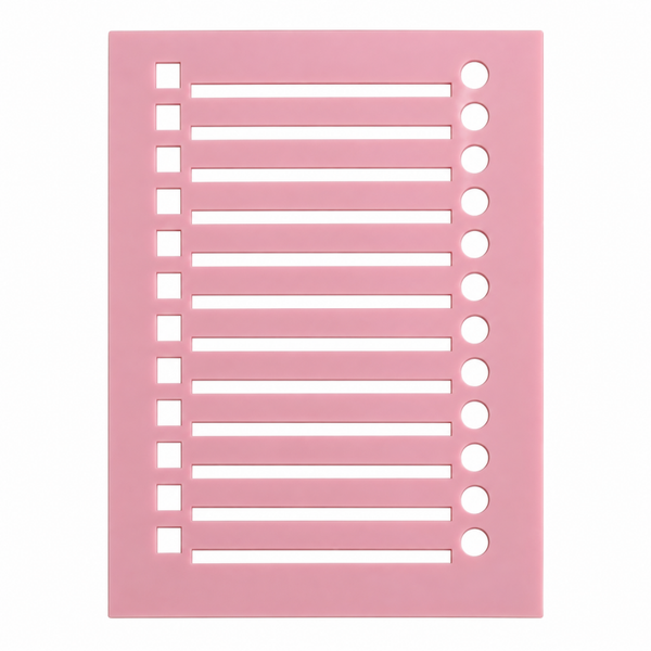 To-do & Notizen Schablone – DIY Vorlage für Bullet Journal, Planer & Scrapbooking