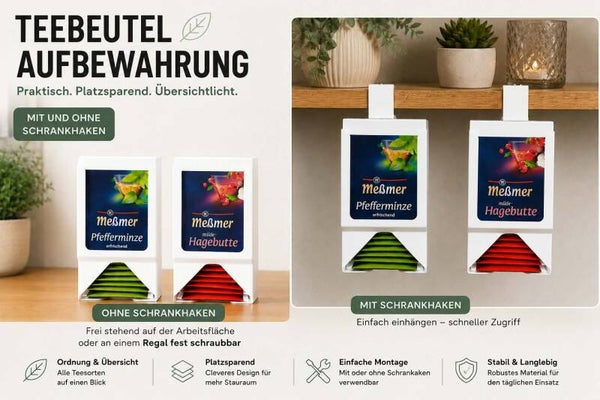 Teebeutel Aufbewahrung I Ordnung I Aufbewahrung