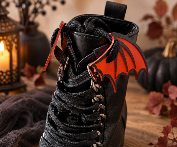 Halloween /Gothic Schuh Accessoires I Fledermausflügel I Drachenflügel I Kostüm