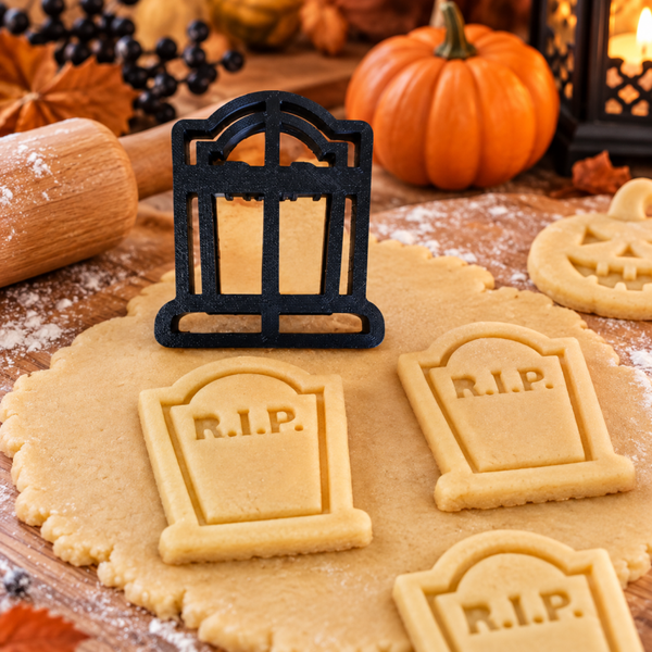 Halloween Ausstecher Set – Kürbis & Grabstein | Keksausstecher für Halloween