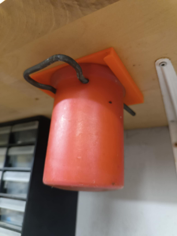 Halterung für Schutzkappen von Gasflaschen für Camper / Caravan / Wohnmobile