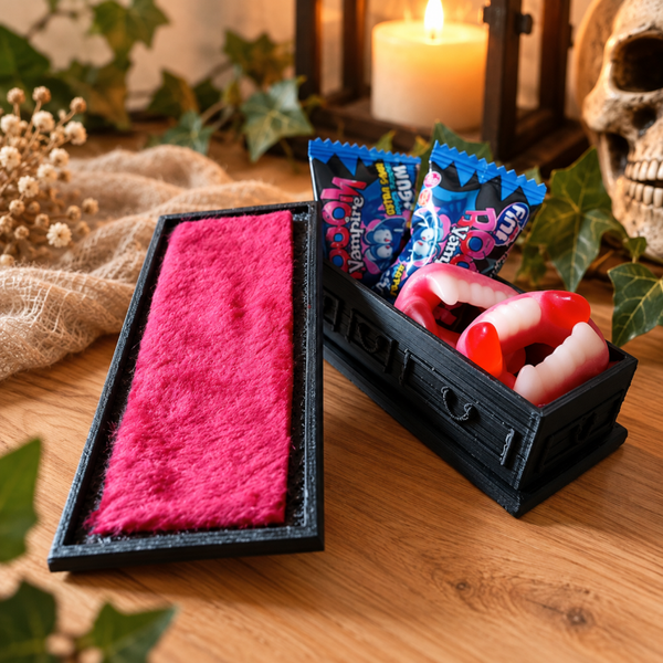 Halloween Sarg Box – Süßigkeitenbox & Gothic Geschenkbox | 3D-Druck