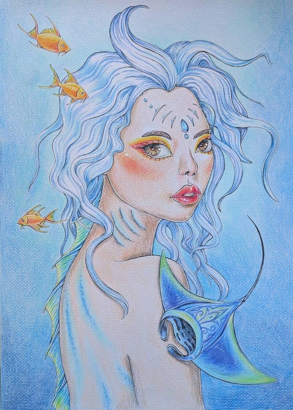 Portrait Sirène Original A3