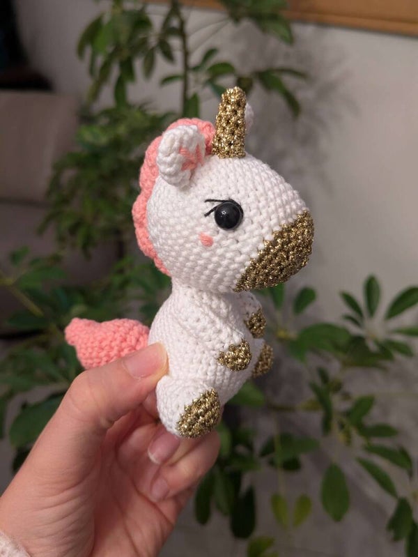 Peluche décorative Licorne