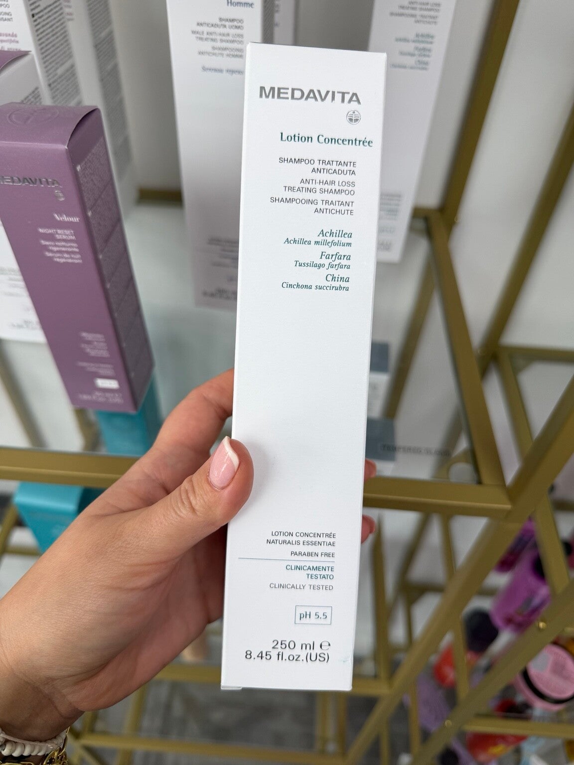 Medavita Lotion Concentrée • Anti-Hair Loss Shampoo 250 ml