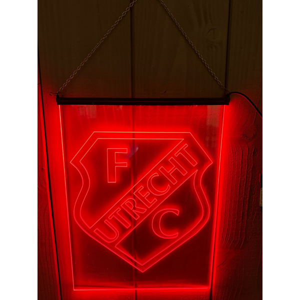 LED Wandbord FC Utrecht | Sfeerverlichting