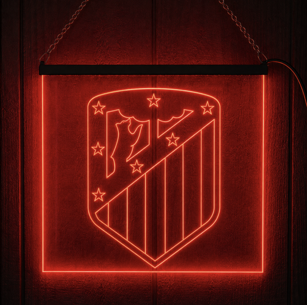LED Wandbord Atletico Madrid | Sfeerverlichting