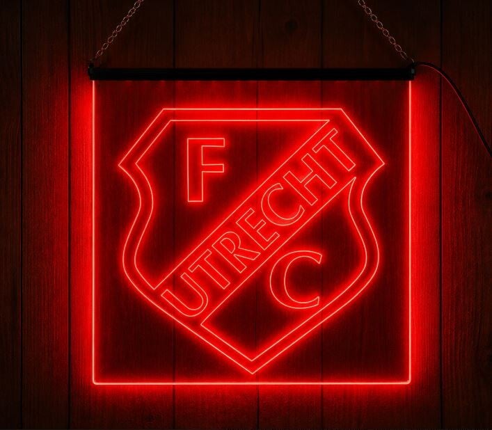 LED Wandbord FC Utrecht | Sfeerverlichting
