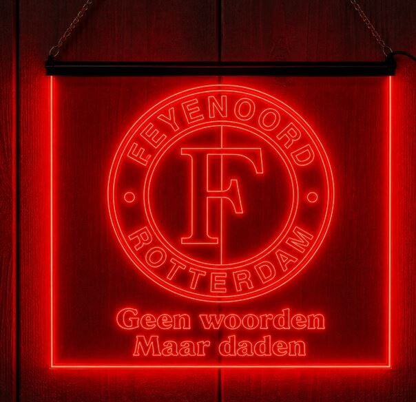 LED Wandbord Feyenoord | Sfeerverlichting