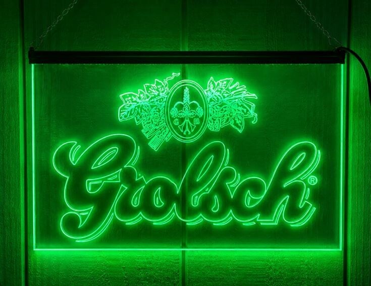 LED Wandbord Grolsch | Sfeerverlichting