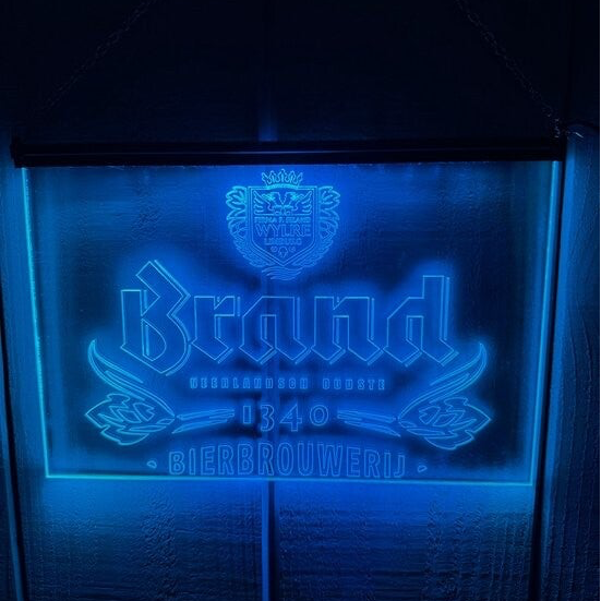 LED Wandbord Brand Bier | Sfeerverlichting