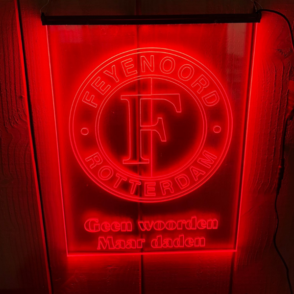 LED Wandbord Feyenoord | Sfeerverlichting