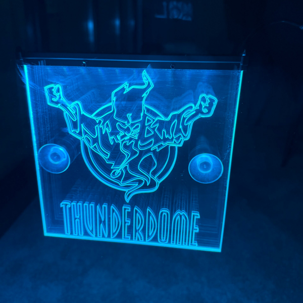 LED Wandbord Thunderdome | Sfeerverlichting | Met zuignappen