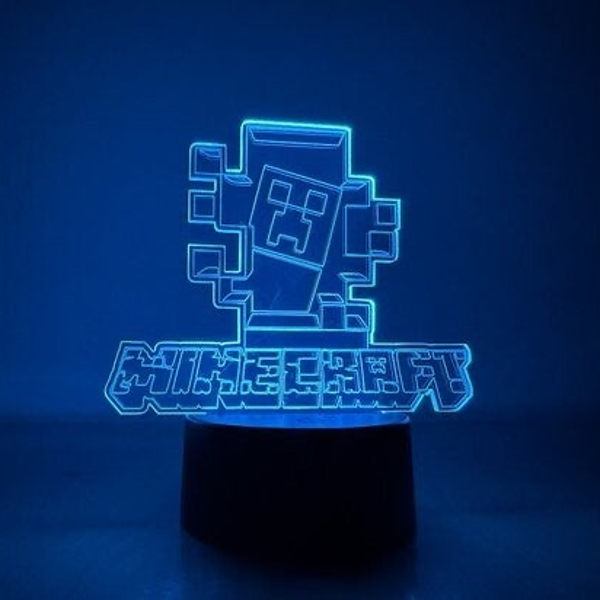 LED Nachtlampje Minecraft - Kinderen | Sfeerlamp | Batterij/USB