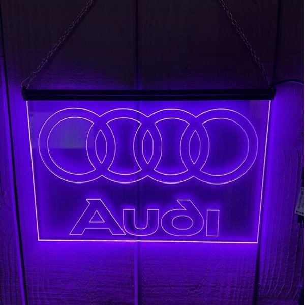 LED Wandbord Audi | Sfeerverlichting