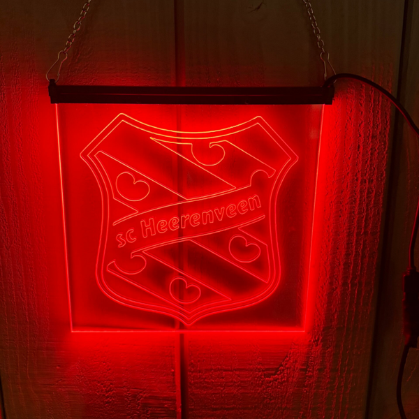 LED Wandbord SC Heerenveen | Sfeerverlichting