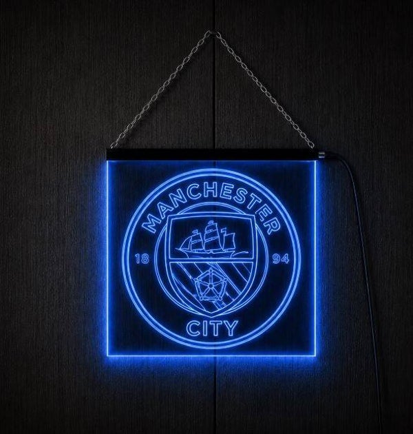 LED Wandbord Manchester City | Sfeerverlichting