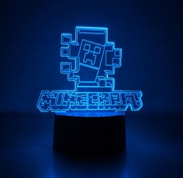 LED Nachtlampje Minecraft - Kinderen | Sfeerlamp | Batterij/USB