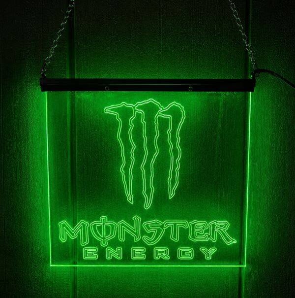 LED Wandbord Monster energy | Sfeerverlichting