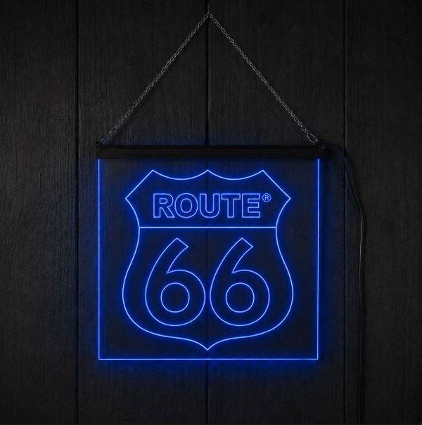 LED Wandbord Route 66 | Sfeerverlichting