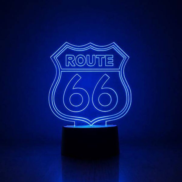 Ledlamp - Route 66