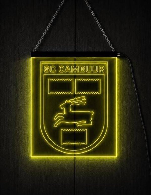 LED Wandbord SC Cambuur | Sfeerverlichting
