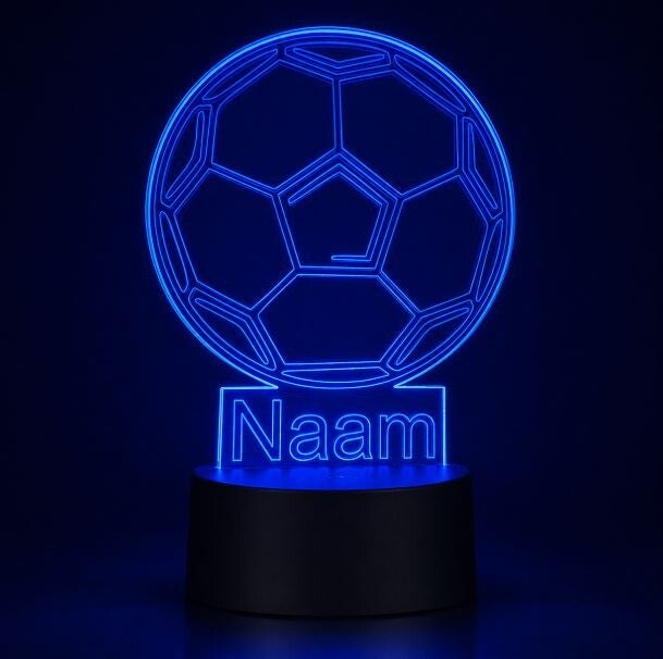 LED Nachtlampje Voetbal - Kinderen | Sfeerlamp | Batterij/USB