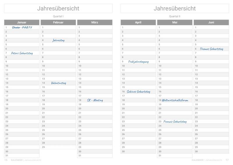 Kalender / Entdecken | Strategiekalender