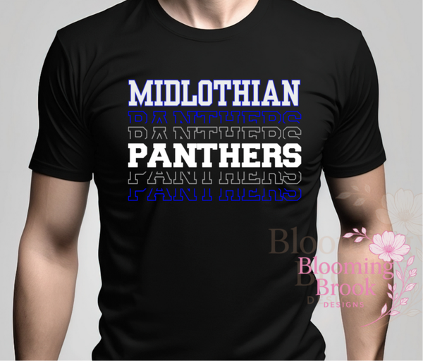 Midlothian Panthers Stacked