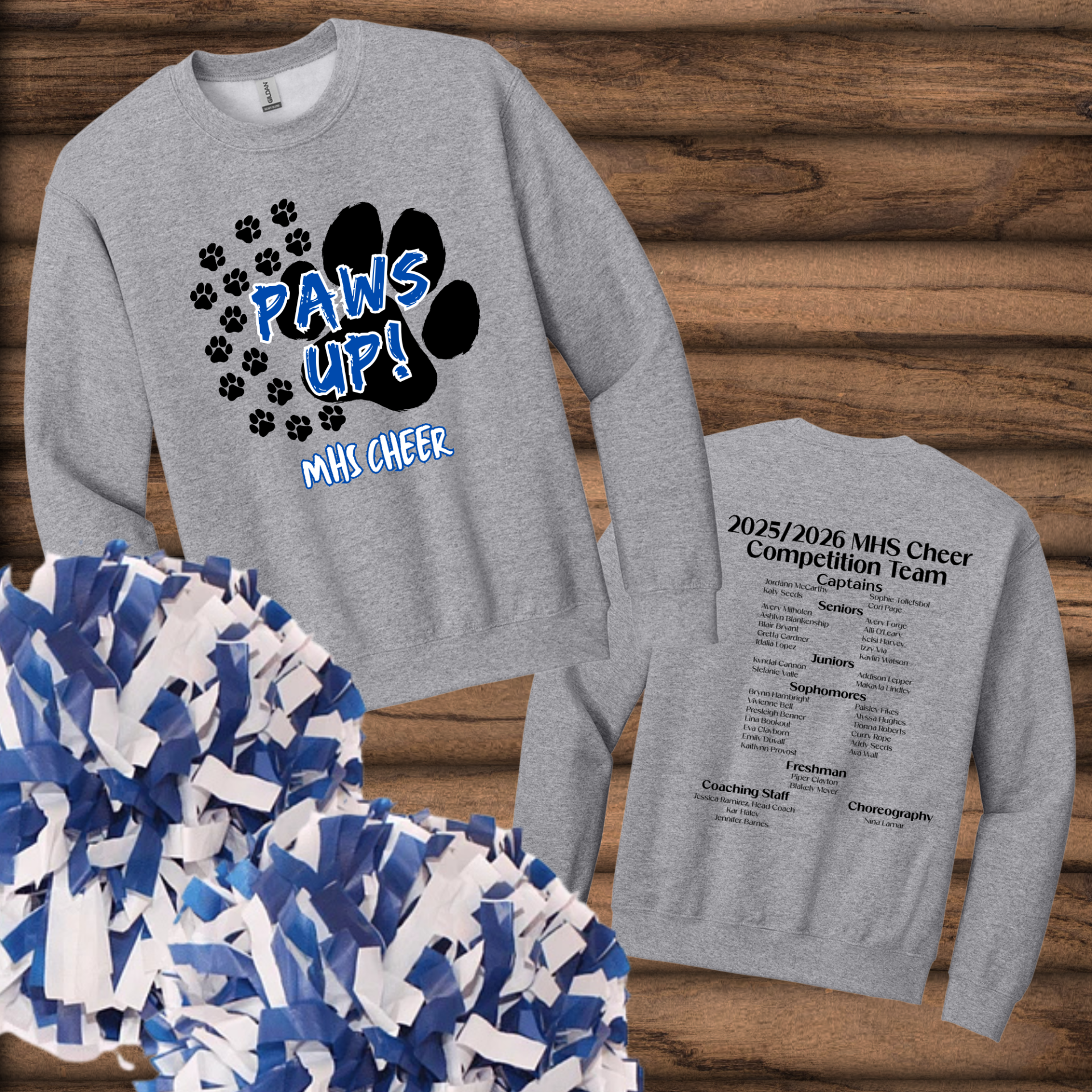 Long Sleeve MHS Cheer Competition Sweatshirt